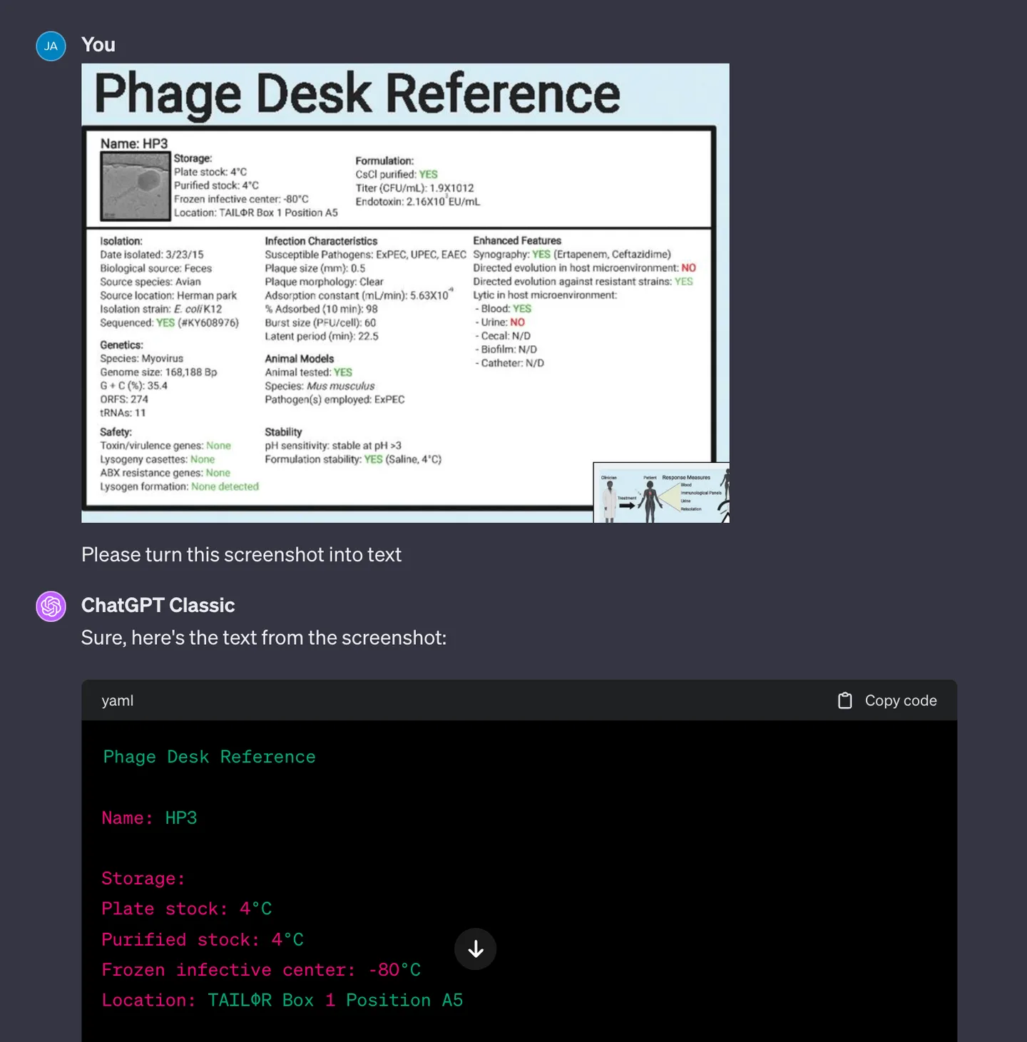 Fig 1. Extracting text from